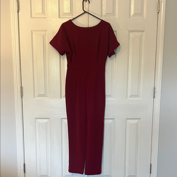 Alexia Admor Rich Burgundy Midi Dress - Picture 2 of 3